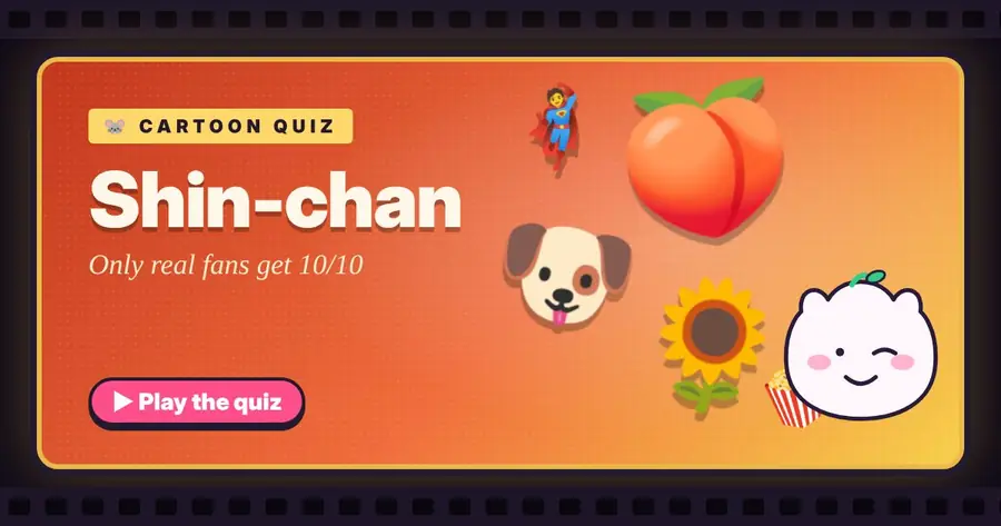 Shin-chan quiz poster