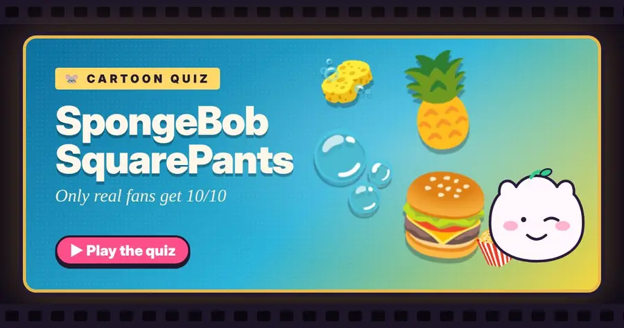 SpongeBob SquarePants quiz poster